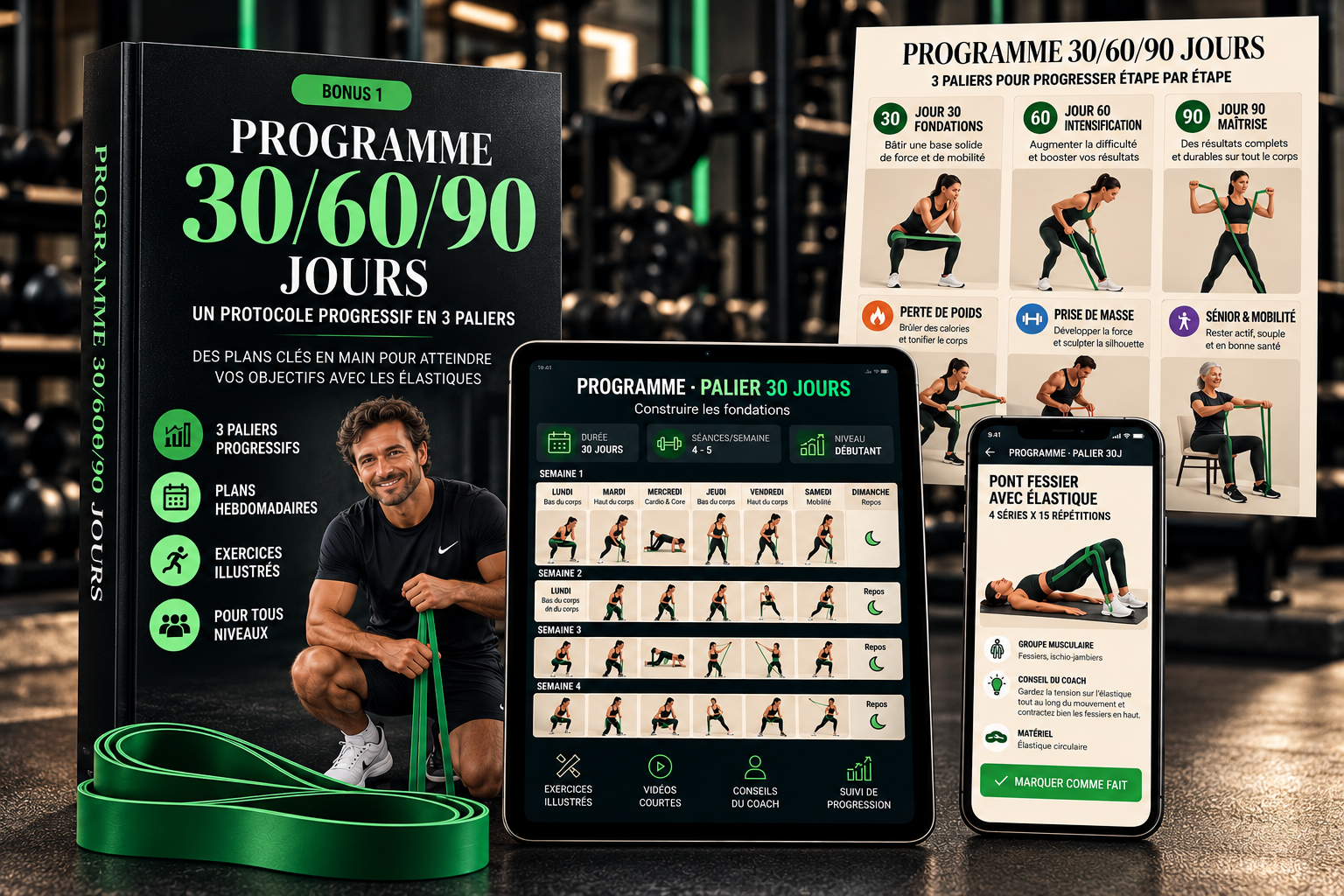 Programme 30/60/90 Jours — protocole progressif en trois paliers